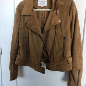 Lucky brand faux-suede Moto jacket